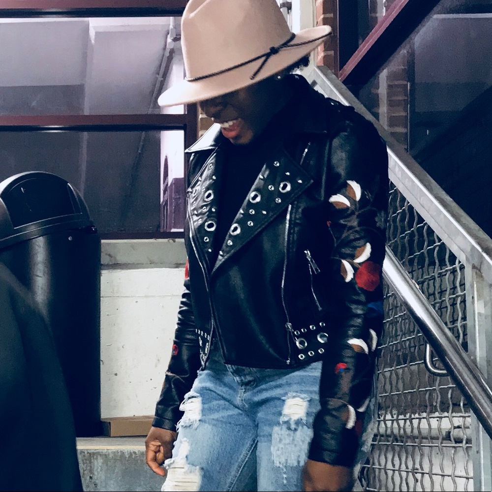 Black Motto Jacket